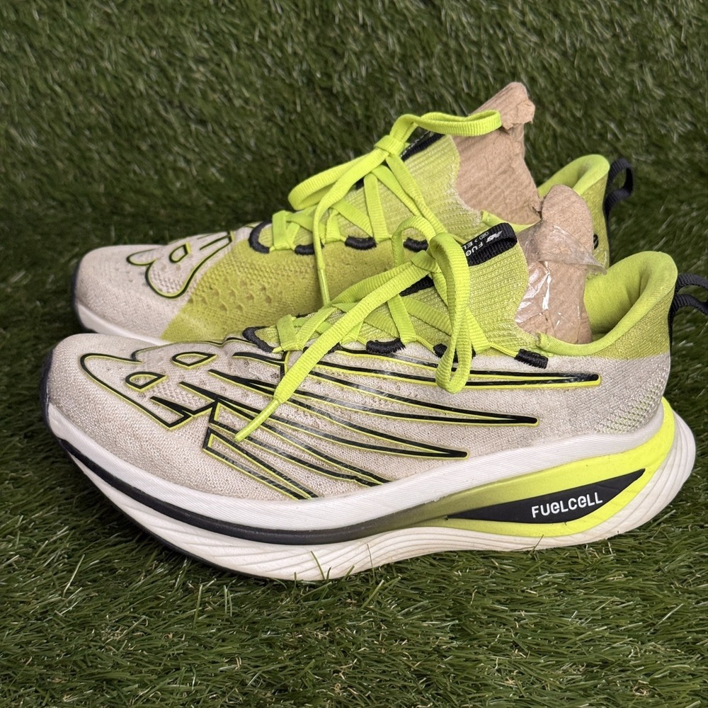 New Balance FuelCell SuperComp Elite v3 Womens 6.5 D Lime Racing Shoes WRCELCT3